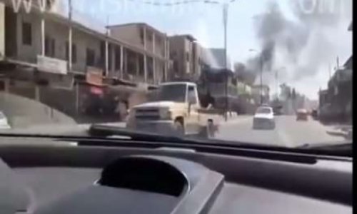 İŞİD-a təslim olan Mosuldan ilk görüntülər yayıldı - VİDEO
