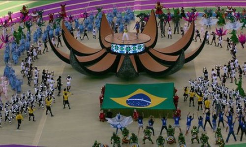 World Cup 2014 kicks off with colourful ceremony - PHOTO