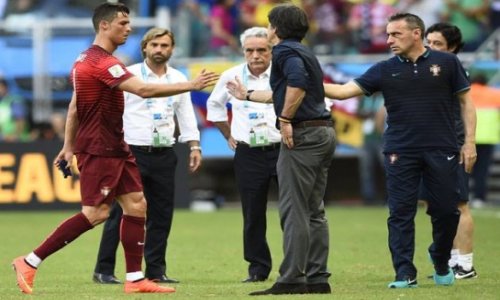 Germany's boss had an unpleasant post-match surprise for Ronaldo