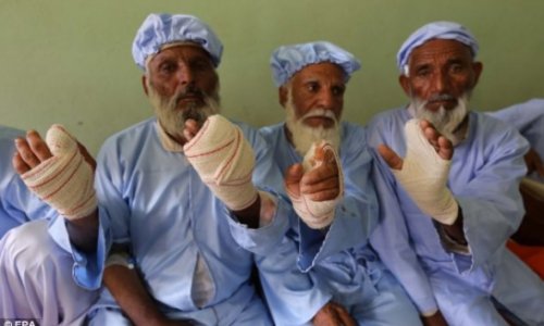 Taliban slice off 11 people's fingers as punishment - VIDEO