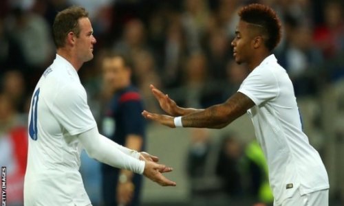 Raheem Sterling happy for Wayne Rooney switch