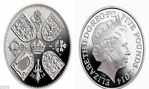 Royal Mint releases commemorative £5 coin for Prince George