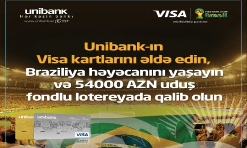 Unibank-dan Visa kart alanlara unikal təklif