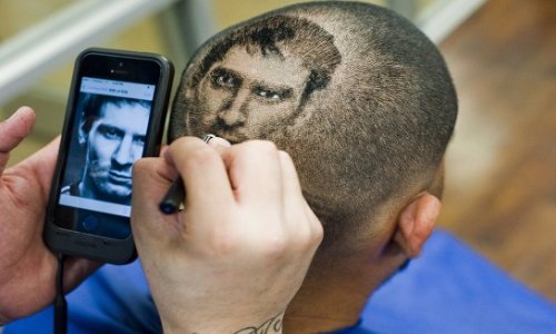 World Cup fever inspires Lionel Messi haircut