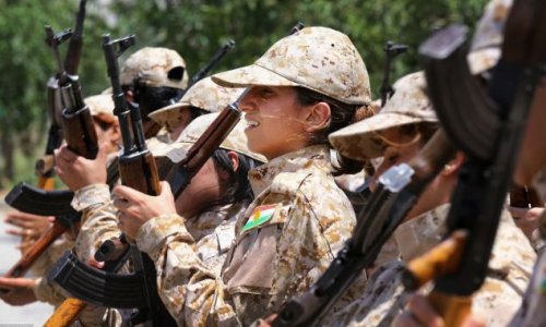 The women being trained to fight ISIS - PHOTO