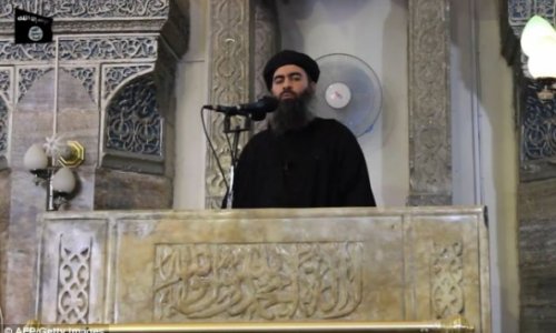 ISIS leader Abu Bakr al-Baghdadi makes first public appearance - VIDEO