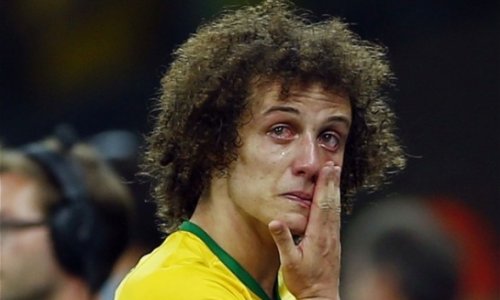 David Luiz apologises to the whole country of Brazil