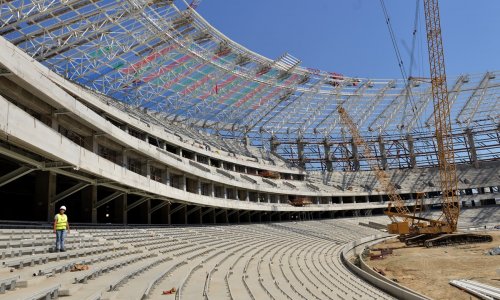 Möhtəşəm tikili: Baki Olimpiya Stadionu - FOTOLAR