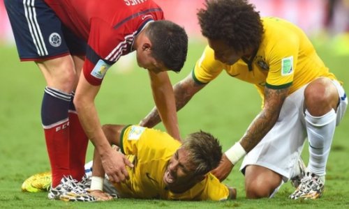 Brazil's Neymar makes wheelchair claim