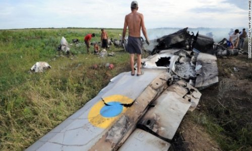 4 escaped from downed Ukraine plane near Russian border