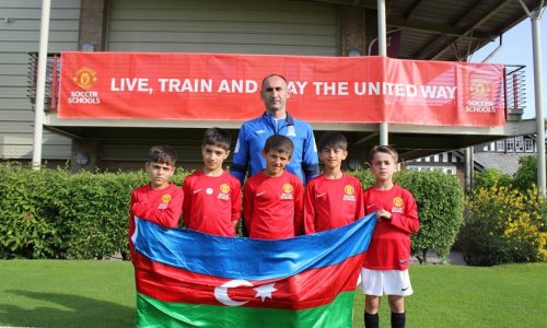 “Manchester United” Summer Soccer School winners are in Old Trafford - PHOTO