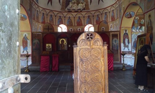 День в грузинской церкви, в Азербайджане