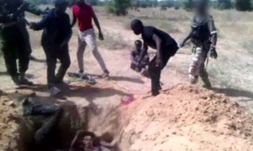 Boko Haram ‘terrorists’ savagely executed by the Nigerian army - PHOTO+VIDEO