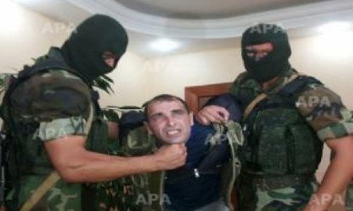 Задержанный армянский диверсант доставлен в Шамскирское воинское соединение