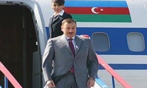 Ильхам Алиев  прибыл с рабочим визитом в Россию