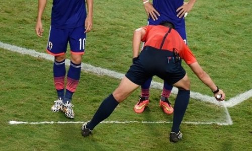 Vanishing spray paint approved for UEFA games