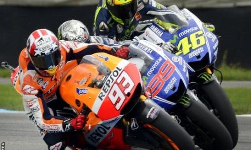 Marc Marquez wins record 10th race in row for Honda