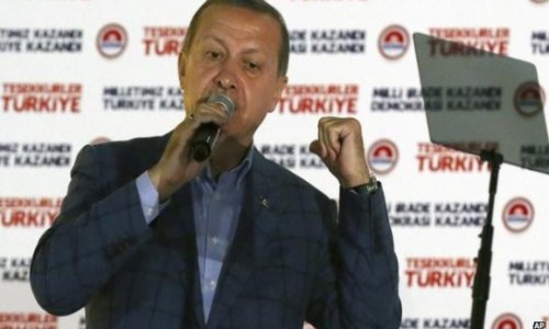 President Recep Tayyip Erdogan hails new era for Turkey