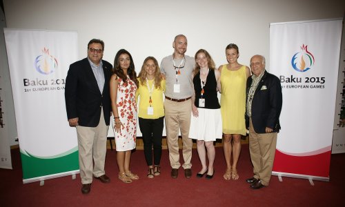 Baku-2015 officials attend closing ceremony of European Youth Session PHOTO
