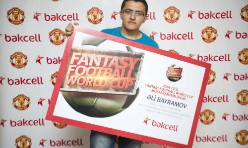 Bakcell sends the winner of the “Fantasy Football World Cup” game to Manchester - PHOTO