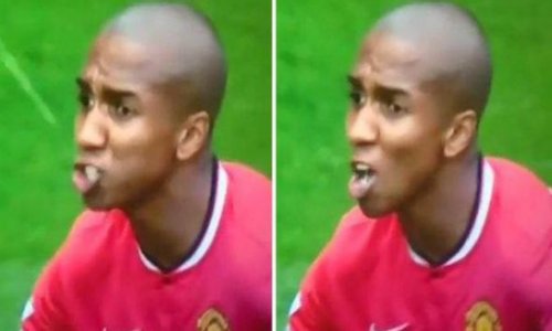 Poor Ashley Young swallows bird POO