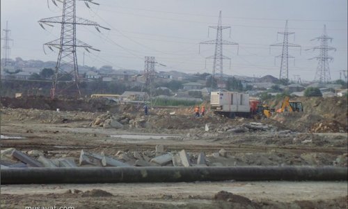Bakı Olimpiya Stadionunun tikintisi sürətləndirilib - FOTOLAR