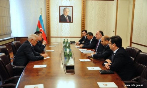 Azeri foreign minister meets Kazakh deputy minister