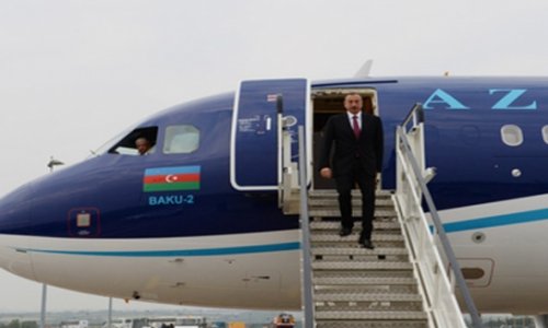 Aliyev visits UK to join NATO summit