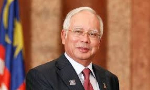 Najib arrives for two-day official visit to Azerbaijan