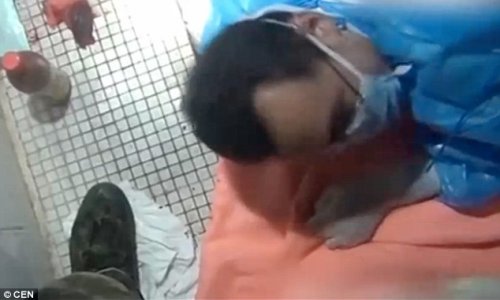Newborn baby girl is freed from inside a seven inch-wide pipe - PHOTO+VIDEO