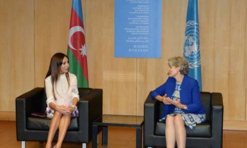 First lady watches Shadows of Gobustan ballet at UNESCO headquarters - PHOTO