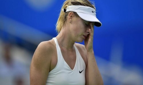 Sharapova dumped out by Swiss qualifier in Wuhan