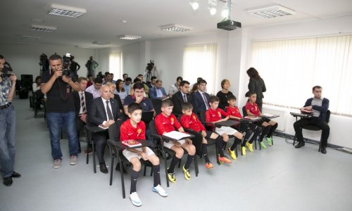 MU Soccer School supported by AFFA and Bakcell launched in Baku - PHOTO