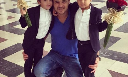 Azeri president's grandchildren go to school - PHOTO