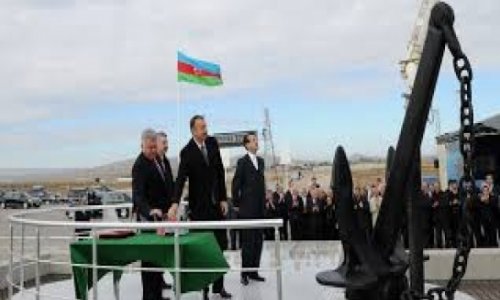 Azerbaijan opens ferry terminal at new Baku Sea Trade Port