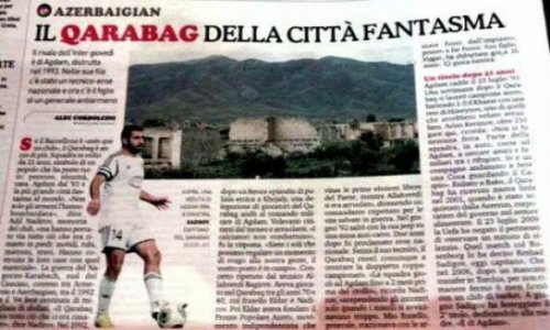 “La Gazzetta dello Sport”: “Qarabağ” - ruhlar şəhərinin komandası