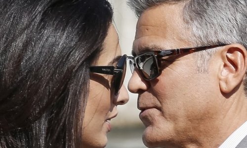 Film star George Clooney marries in Venice - PHOTO