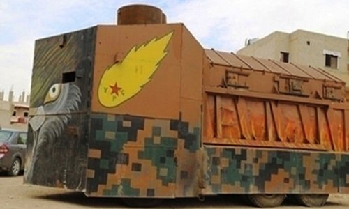 'Mad Max' battle buses and tanks built by Kurdish fighters - PHOTO+VIDEO