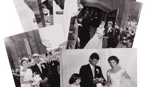 Never-before-seen wedding photos of John F. Kennedy and Jackie - PHOTO