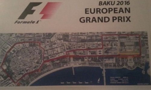 Ecclestone unveils Azerbaijan circuit layout