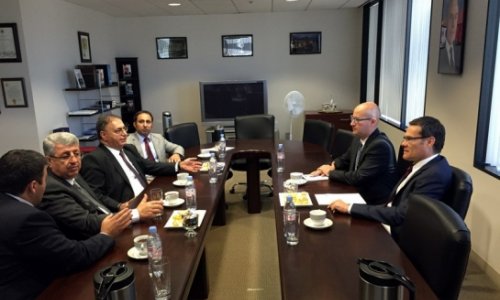 Асим Моллазаде встретился с консулом Израиля в Лос-Анджелесе