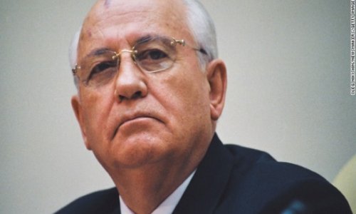 Ex-Soviet President Mikhail Gorbachev says he's ill in the hospital