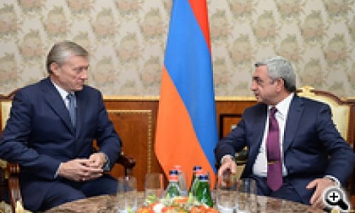 Sargsyan slams CSTO as Bordyuzha visits Armenia-Azeri frontline