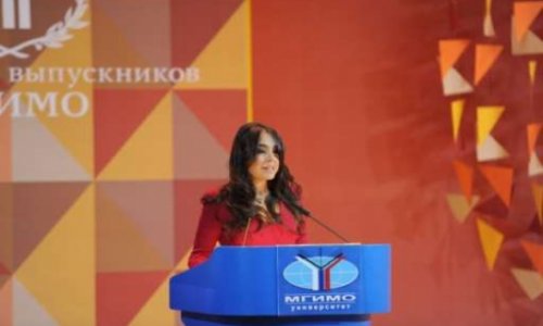 Алиева Лейла Алиева приняла участие во II Международном форуме выпускников МГИМО - ФОТО
