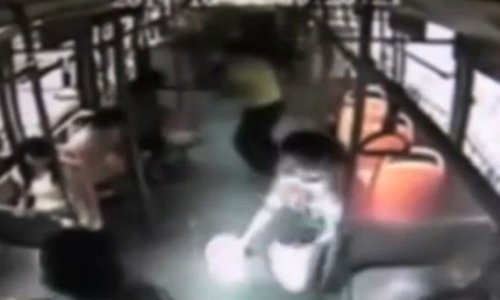 Mobile phone EXPLODES and bursts into flames in girl's hands - VIDEO
