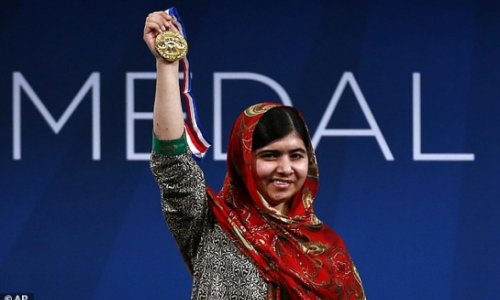 Malala Yousafzai receives Philadelphia Liberty Medal