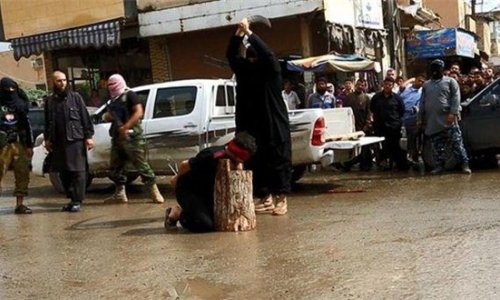 İŞİD bu dəfə uşaq başı kəsdi - ŞOK FOTOLAR