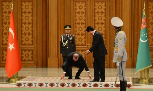 Ərdoğan Türkmənistan prezidentini belə çaşdırdı - FOTO