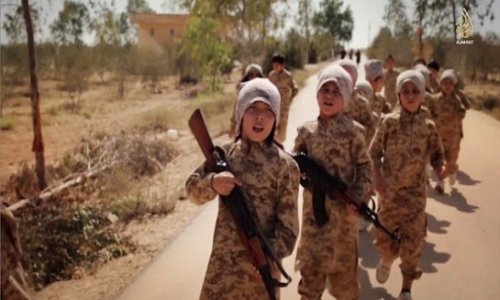 ISIS release shocking new video of child soldiers trained with AK47s - VIDEO