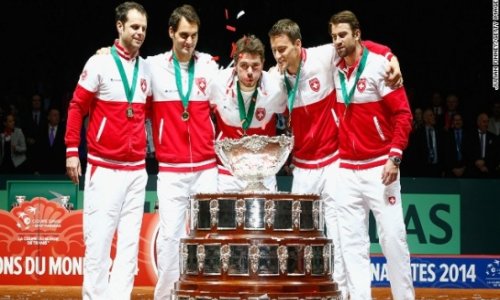 Roger Federer, Switzerland win first Davis Cup tennis title